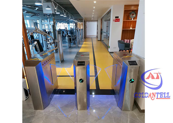 Lối vào phòng tập thể dục Cổng rào cản hai hướng Máy quét NFC SUS304 Cổng quay dành cho người đi bộ