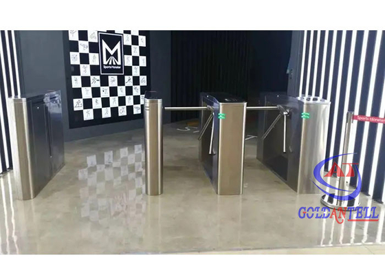 An ninh cao 110v Người đi bộ Đường quay cổng Kiểm soát truy cập hai cách cho phòng tập thể dục
