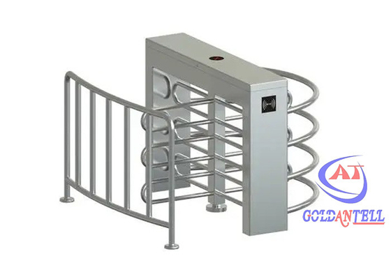 Cơ chế quay phong cách điện Baffle cổng quay với máy đọc dấu vân tay