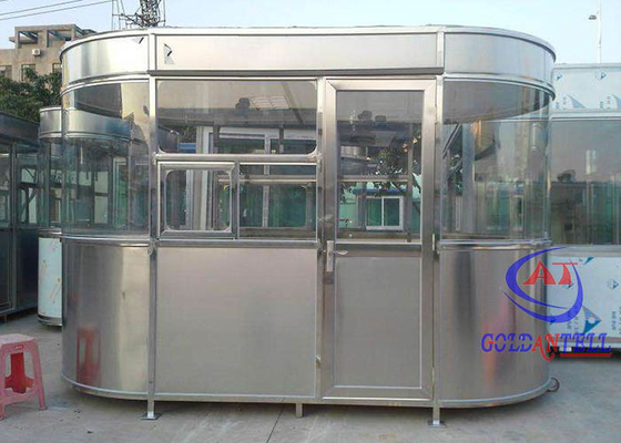 Ứng dụng tùy chỉnh bãi đậu xe Guard Booth ngoài trời Modular Prefab Security Guard House