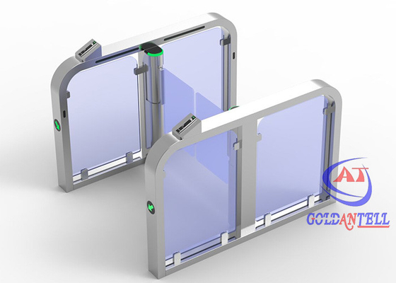 Logo OEM Mã QR Cửa trượt quay an ninh Cổng rào chắn xoay cho sảnh công cộng