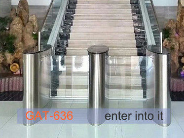 Fashionable Security Speed Gate High Working Speed Glass Turnstile For Public Service