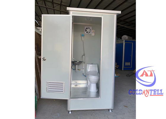 Thép màu Đồ vệ sinh di động Tắm nhà vệ sinh di động Nhà chứa sang trọng ngoài trời