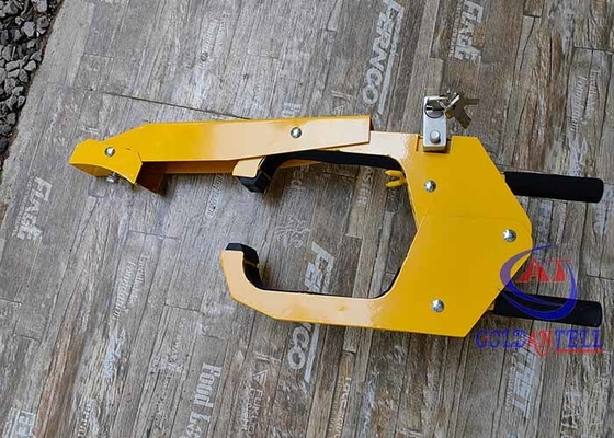 Thép cán lạnh chống trộm cắp Áp dụng nặng xe ô tô Bị chặn bánh xe Kẹp bánh xe cho xe tải