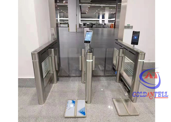 Văn phòng nhập cảnh 304 Stainless Steel Swing Speedgate Turntile An ninh cao Kiểm soát truy cập người đi bộ