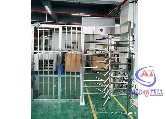 Tiêu chuẩn châu Âu Kiểm soát truy cập sinh trắc học Cửa quay với nhận dạng khuôn mặt Wiegand