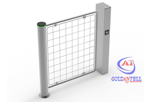 Phòng cắm an ninh thẳng đứng Cổng quay RFID Thẻ mở hàng hóa Thép không gỉ Cửa tùy chỉnh