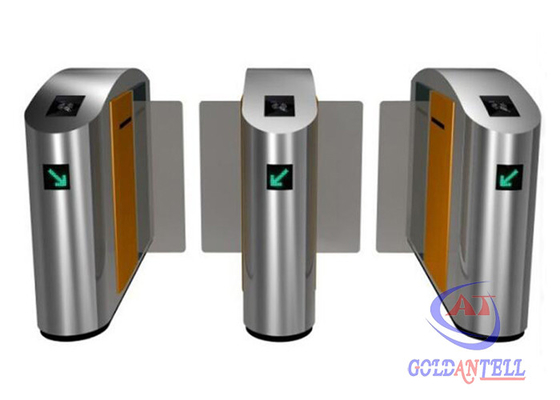 Đầu đọc truy cập zk Chiều cao nửa hoặc Rào chắn bằng kính có thể thu vào xoay chiều cao hoàn toàn, cổng tốc độ cho rạp hát trong nhà