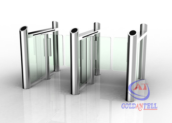 Nhiệm vụ nhẹ nhận dạng trực quan thiết kế trụ cửa thiết kế tốc độ từ xa Bảo mật nửa chiều cao Cửa quay với máy quét lối vào