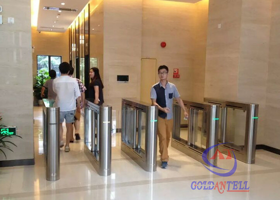 Logo OEM Cửa quay trượt / Mã QR Cửa quay / Cổng rào chắn xích đu an ninh / Đối với tiền sảnh công cộng