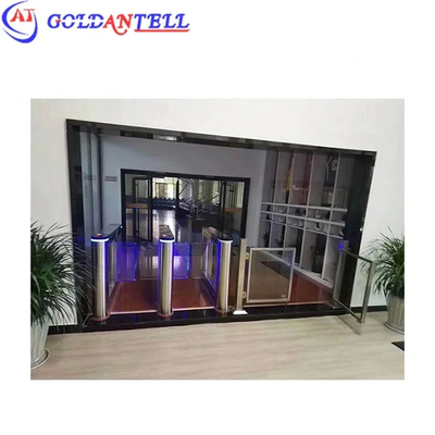 304/316 Cửa quay tự động bằng thép không gỉ cho kiểm soát truy cập trong nhà và ngoài trời