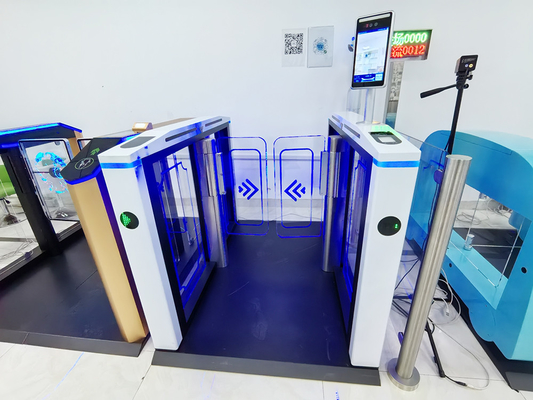 Nhận dạng khuôn mặt cổng quay an ninh cao Fast Pass Biometric RFID Card Reader