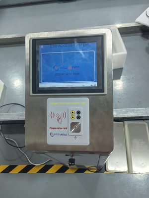 8 Inch Screen Esd Tester With Wrist Strap Footwear Anti-static Tester Cho phòng thí nghiệm và nhà máy