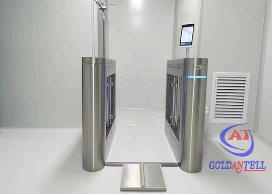 Nhận dạng khuôn mặt ESD Swing Turntile Gate Chiếc dây đeo cổ tay và giày dép Thử nghiệm cơ thể con người