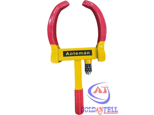 High Security Car Wheel Clamp Lock Với khóa kết hợp A3 Steel Suit cho SUV Motorcycle Motorhome