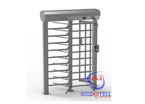 Cổng quay cao đầy đủ trong nhà / ngoài trời với máy đọc thẻ hoặc hệ thống điều khiển truy cập đa