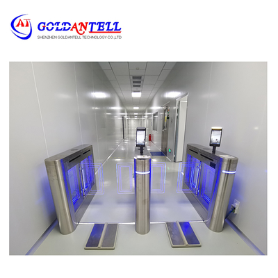 Nhận dạng khuôn mặt ESD Swing Turntile Gate Chiếc dây đeo cổ tay và giày dép Thử nghiệm cơ thể con người