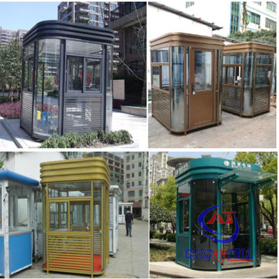 Steel Security Guard House 2000x2500mm Prefabricated Toll Booth