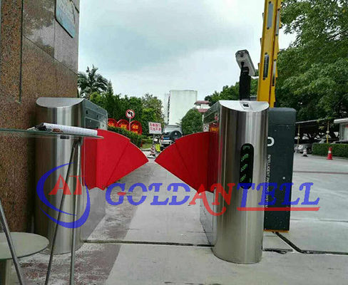 CE Approved Bi-Directional Steel Gate Turnstile with Smart Card RFID Interface and IP54 Protection