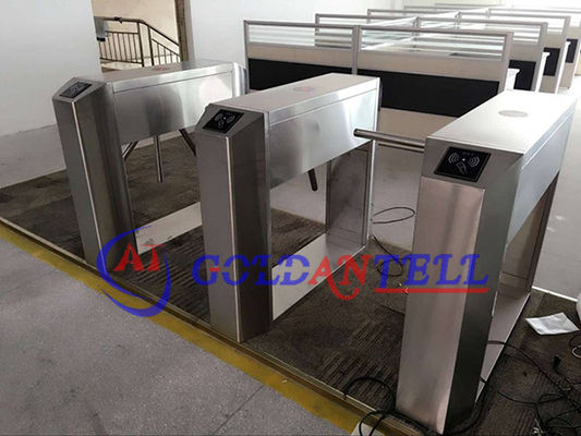 Revolving Tripod Turnstile with 550mm-600mm Passage Width 30-40 Persons/Min Pass Speed and 220~240/110 V(AC) Power Supply