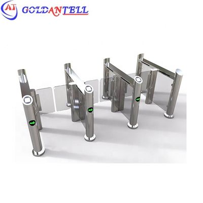 Cổng rào chắn xoay bằng thép không gỉ 304 nhỏ gọn với thời gian đóng/mở 0,2 giây và giao tiếp RS485