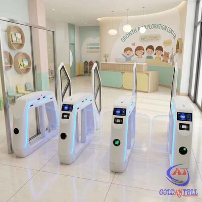 Cổng xoay an toàn thân thiện với trẻ em có rèm ánh sáng an toàn, rào cản tiếp cận cho trẻ em tại trung tâm giáo dục mầm non và nhà trẻ CE