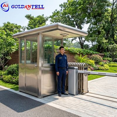 IP54 Hộp canh phòng thép không gỉ chống nước cho vườn Căn phòng chống thời tiết được thiết kế cho độ bền ngoài trời