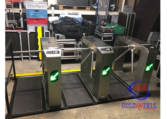 Mã tự động Chân máy quét mã vạch Cửa quay 304 Thép không gỉ cho các sự kiện lễ hội hòa nhạc