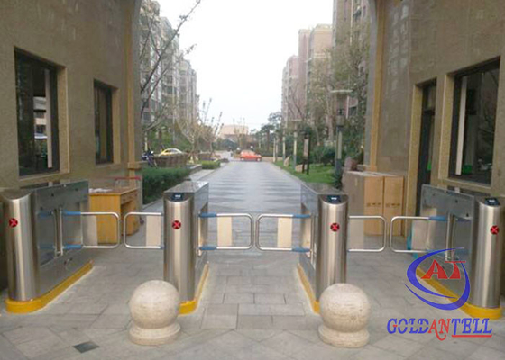 Auto Swing Turnstile Barrier Ngoài trời Bộ điều khiển truy cập khuyết tật hai hướng