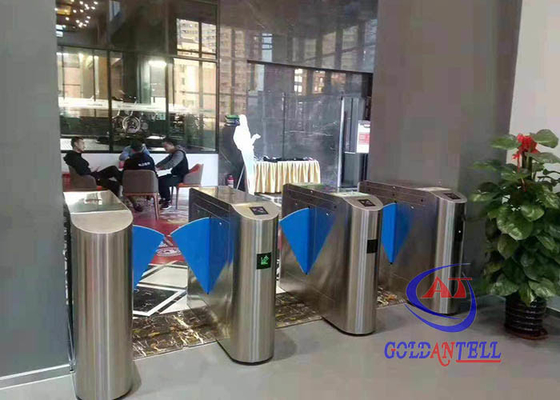 Hệ thống kiểm soát ra vào bằng thép không gỉ của cổng Edestrian tốc độ cao cho sảnh nhà hàng