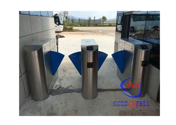 Một nửa chiều cao bảo mật di động Khóa cổng xoay 304 SS với bộ chấp nhận tiền xu Rfid