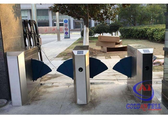 Cổng vào kênh rộng 900mm Rào cản cổng Kiểm soát đám đông Cánh kép quang học tự động