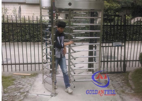 Bàn chải bằng thép không gỉ có chiều cao đầy đủ Cổng Qr Máy quét mã Quản lý kênh dành cho người đi bộ