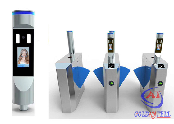 Máy quét nhiệt Nhận diện khuôn mặt Flap Barrier Turnstile