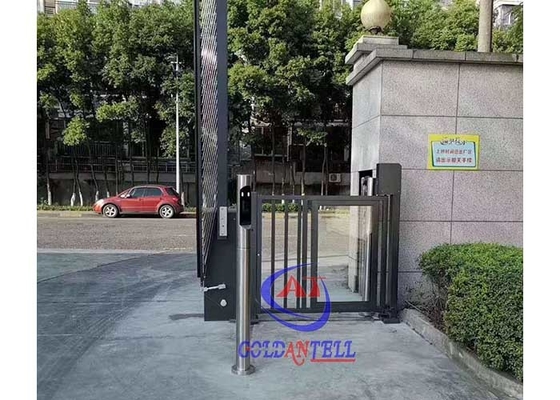 Nửa chiều cao mã vạch khuôn mặt thông minh xác định cửa quay thiết bị quảng cáo cho các bãi đỗ xe thương mại