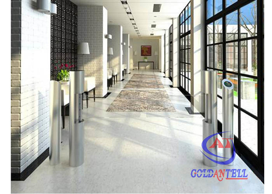 Kênh nhập cảnh di động 90cm Cổng rào cản / Cổng tốc độ hình trụ giao thông nặng