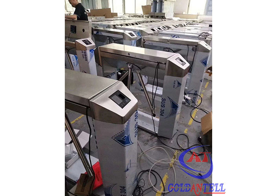 Đầu đọc thẻ mã QR Chiều cao nửa chiều cao Cơ chế nhận dạng khuôn mặt ba chân có cửa quay zk
