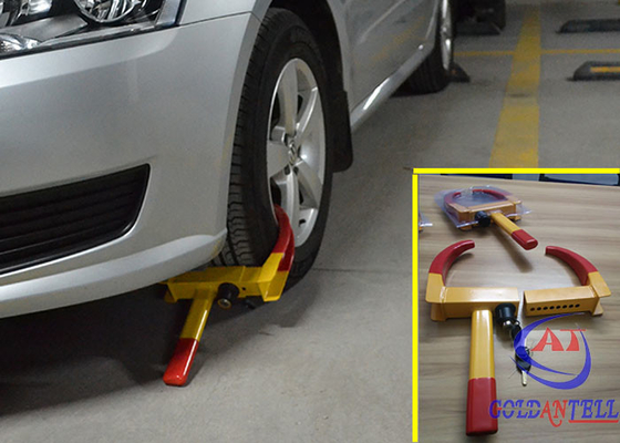Sơn màu đỏ có thể điều chỉnh chiều rộng được bán kẹp bánh xe an toàn cho xe máy hoặc SUV hoặc Van nhỏ