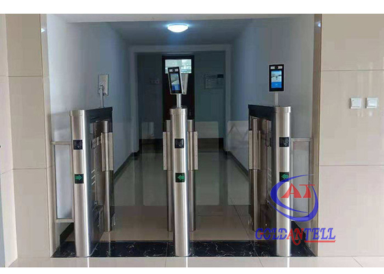 Cổng xoay chướng ngại vật bằng kính có chiều cao đầy đủ RS485