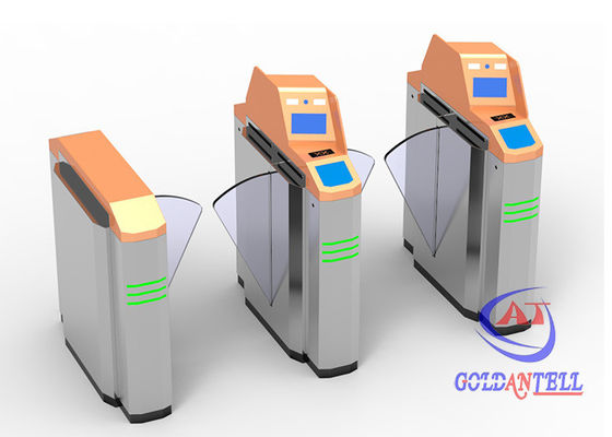 Cổng xoay nhận dạng mã vạch, chứng nhận CE SUS304, chiều rộng 600mm