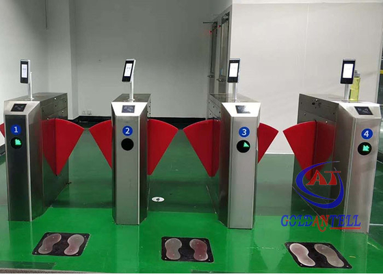 4 Nhận diện nhiệt độ làn đường đi Cổng rào cản ESD Flap Barrier