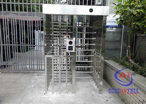Chống va chạm Vân tay RFID Chiều cao đầy đủ Cổng bốn cánh tay quay SUS304