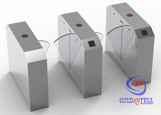 Kiểm soát truy cập hồng ngoại nửa chiều cao Cửa lật Cổng rào cản Thủ công Thu thập thẻ Cửa quay
