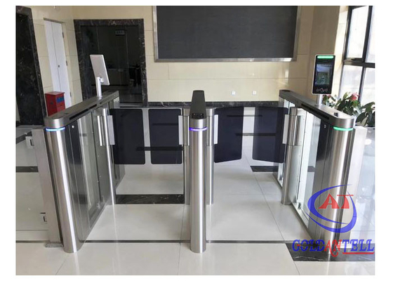 Nửa chiều cao cổng an ninh hai chiều với đầu đọc thẻ