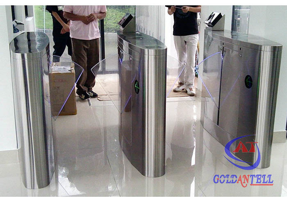 Vân tay cổng rào cản có thể thu vào dành cho người đi bộ Chuyển động kép cho bệnh viện