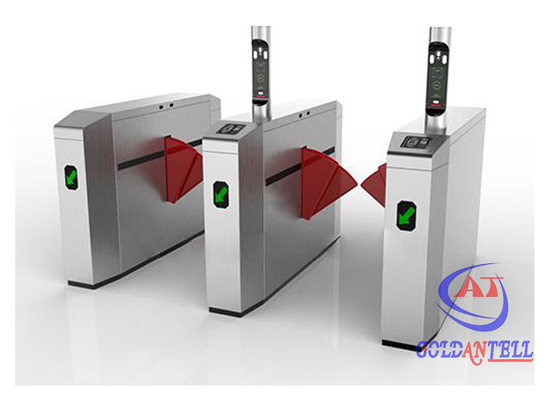 Chiều cao 980mm Cửa rào chắn có cánh lật hai hướng Cửa quay an ninh