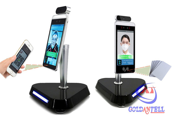 0,2 giây Nhận diện khuôn mặt Nhiệt kế hồng ngoại Bệnh viện Máy quét Pass Xác minh Mã QR