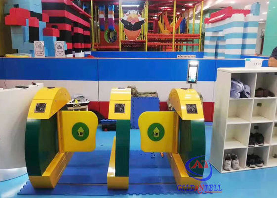 Customized LANE Width 600-900mm Facial Recognition Semi Automatic Turnstile with 1200*280*1000mm Dimensions