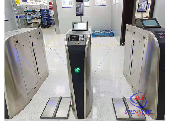 Cổng rào chắn thông minh bằng thép không gỉ 304 Esd cho người đi bộ