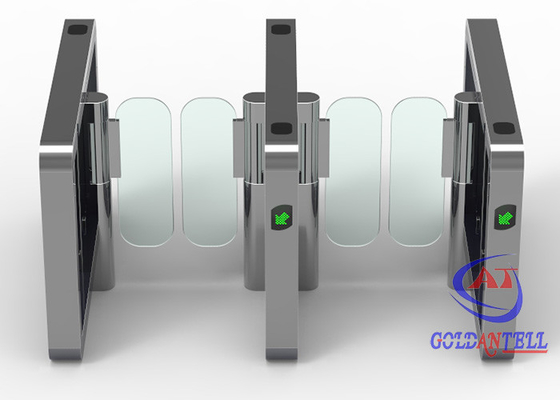 Kiểm soát truy cập hoàn toàn tự động Flap Barrier Đầu đọc mã QR Chiều cao đầy đủ